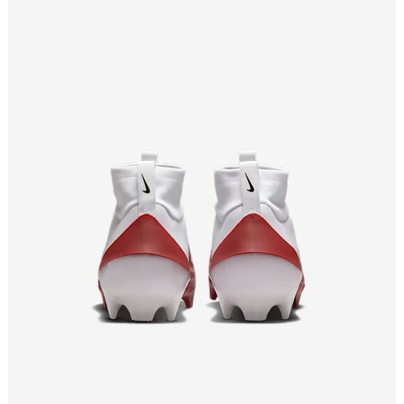 Nike Air Zoom Vapor Pro 1 White Crimson Football Cleats HM8850-102 Men's Size 8 - Picture 5 of 6